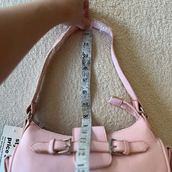 NWT Y2K Pink Baguette Shoulder Bag - Picture 12 of 16